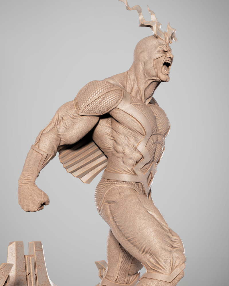 Black Bolt – Sculpture