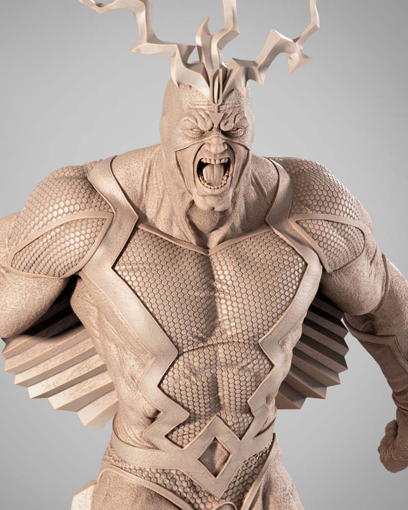 Black Bolt – Sculpture