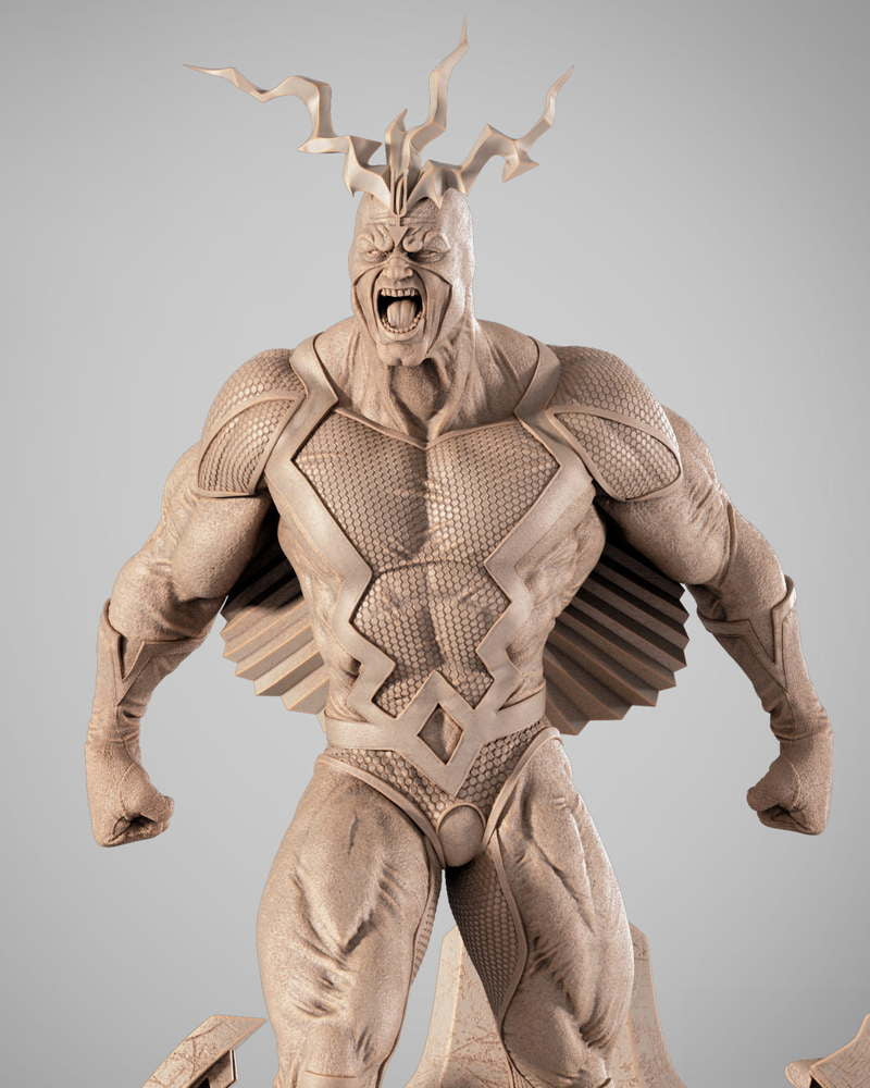 Black Bolt – Sculpture