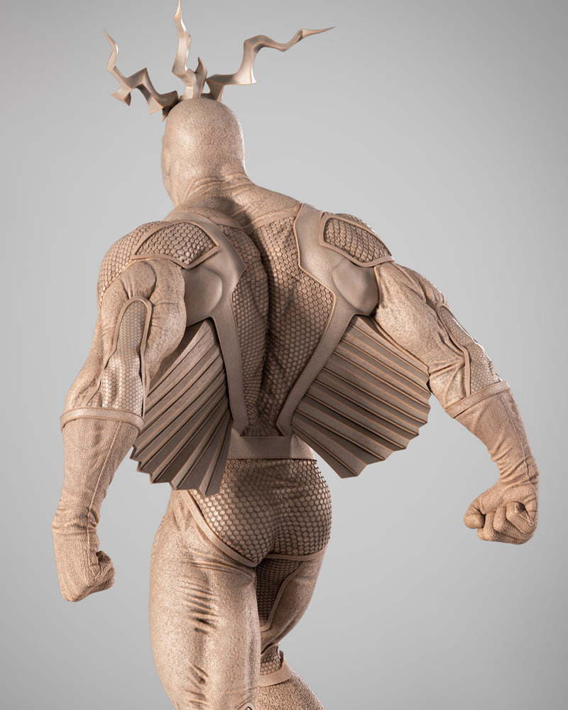 Black Bolt – Sculpture