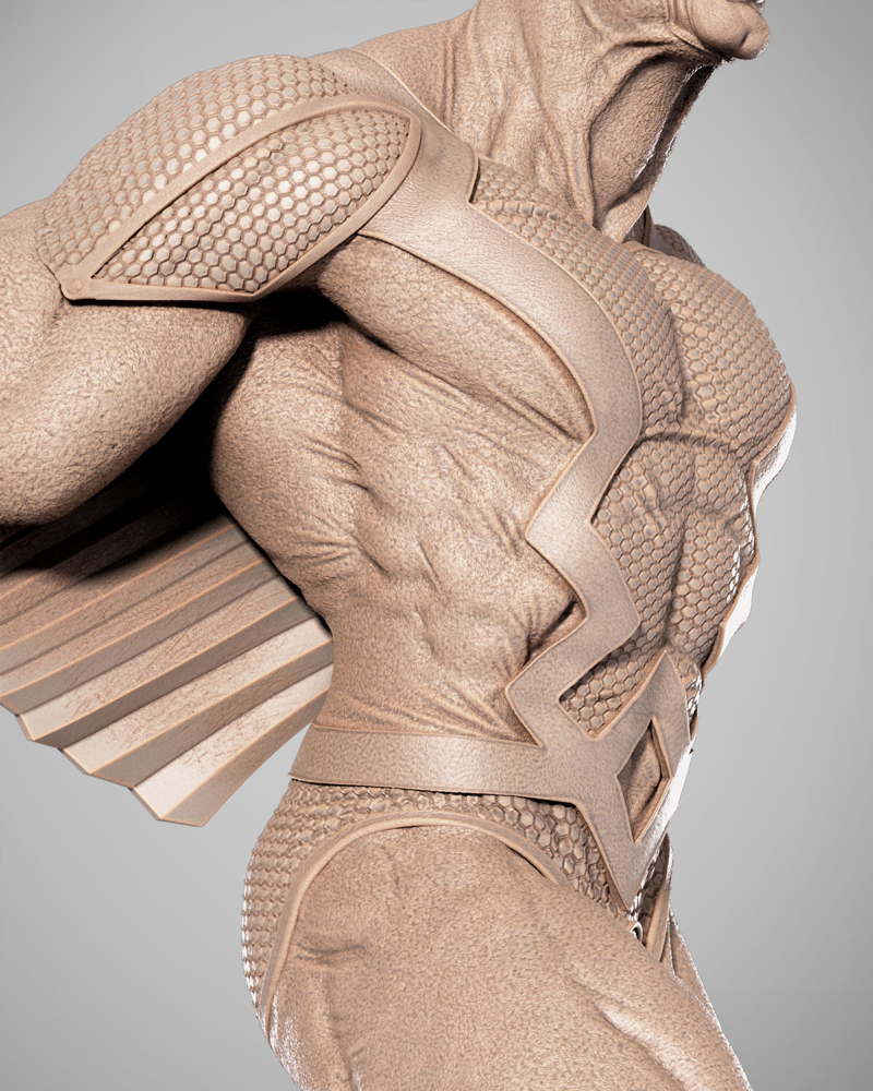 Black Bolt – Sculpture