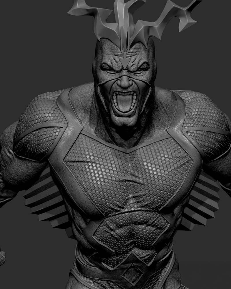 Black Bolt – Sculpture