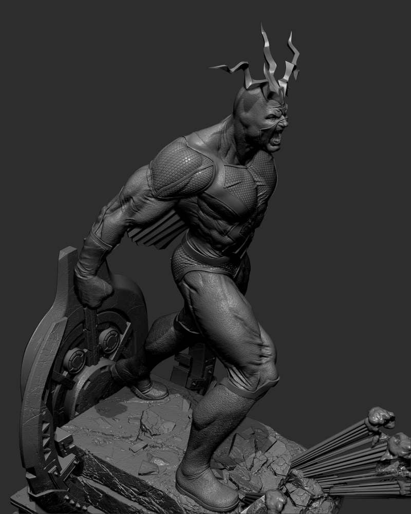 Black Bolt – Sculpture