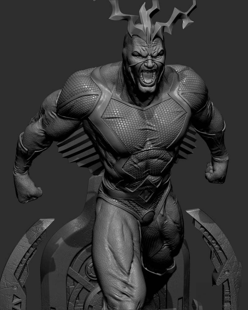 Black Bolt – Sculpture