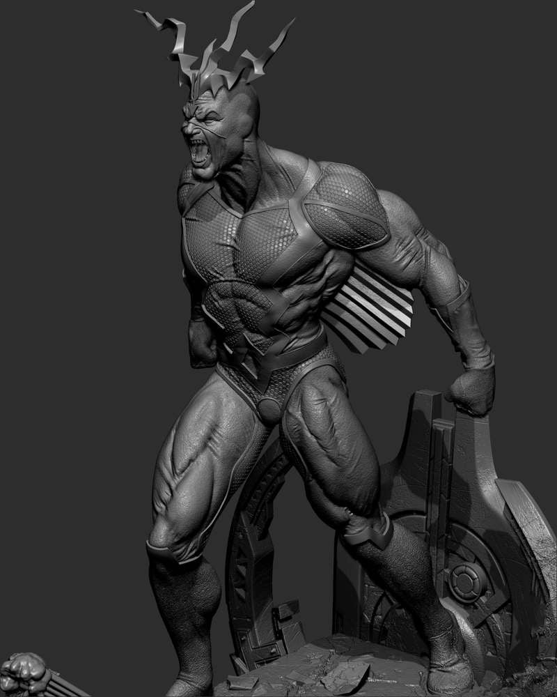Black Bolt – Sculpture