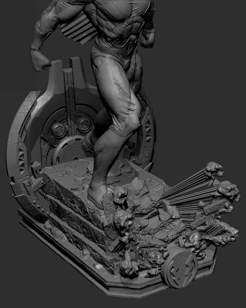 Black Bolt – Sculpture
