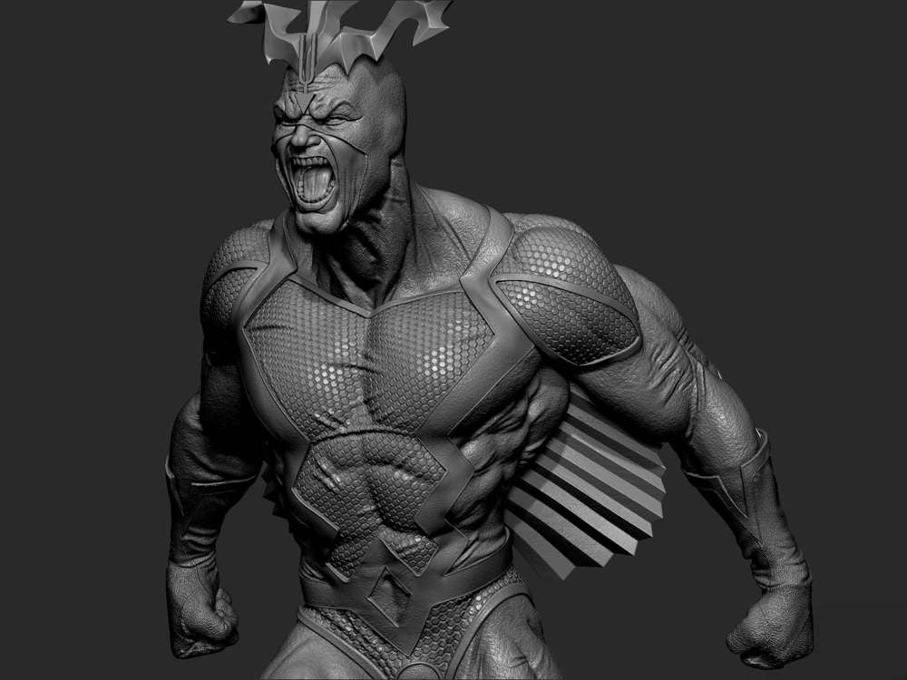 Black Bolt – Sculpture