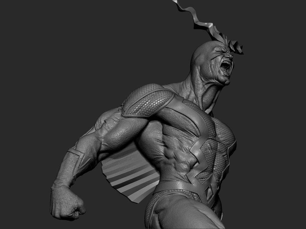 Black Bolt – Sculpture