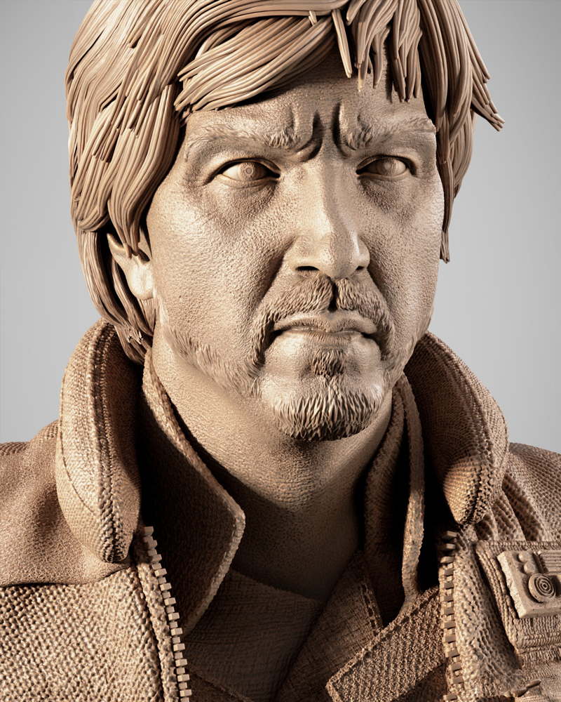 Cassian Andor – Portrait Bust