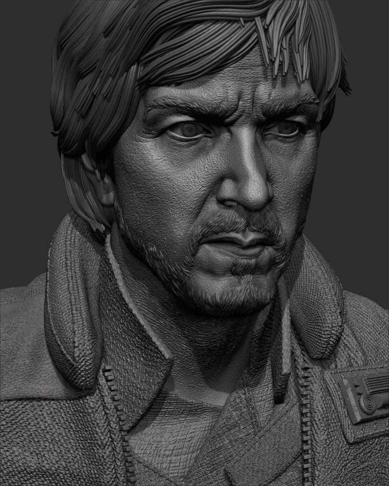 Cassian Andor – Portrait Bust