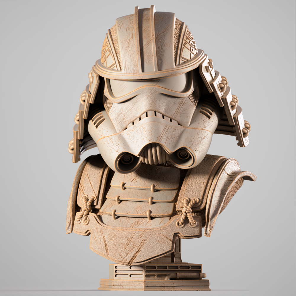 Stormtrooper Samurai - Portrait Bust