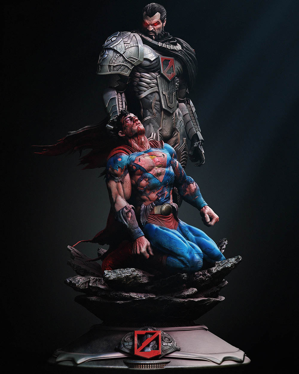 Zod and Superman - Sculpture