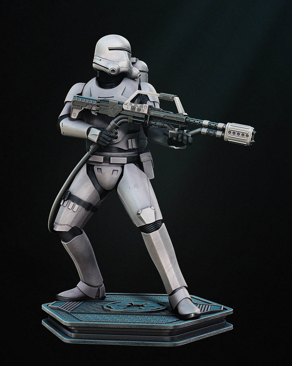 Flame Trooper - Sculpture