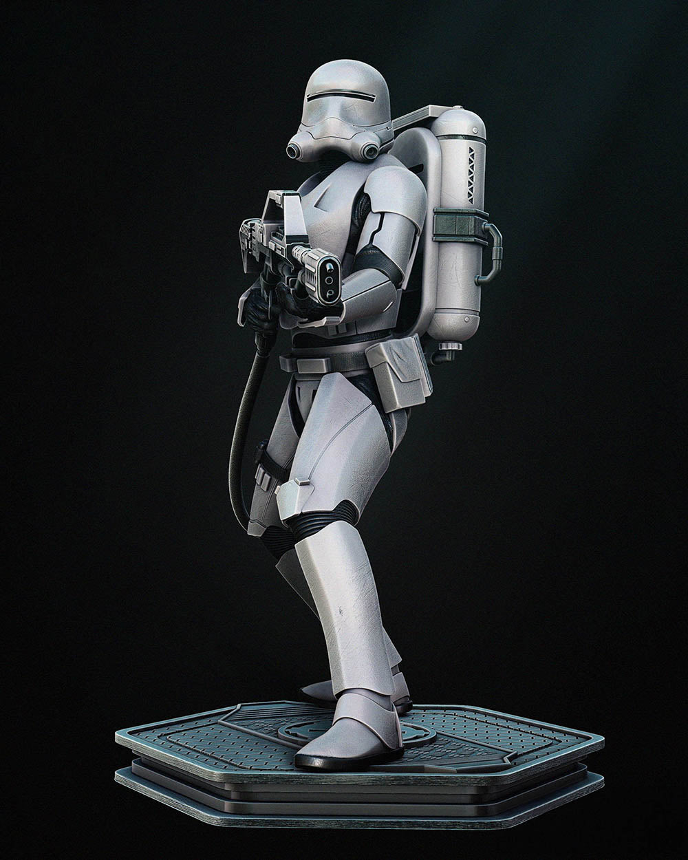 Flame Trooper - Sculpture