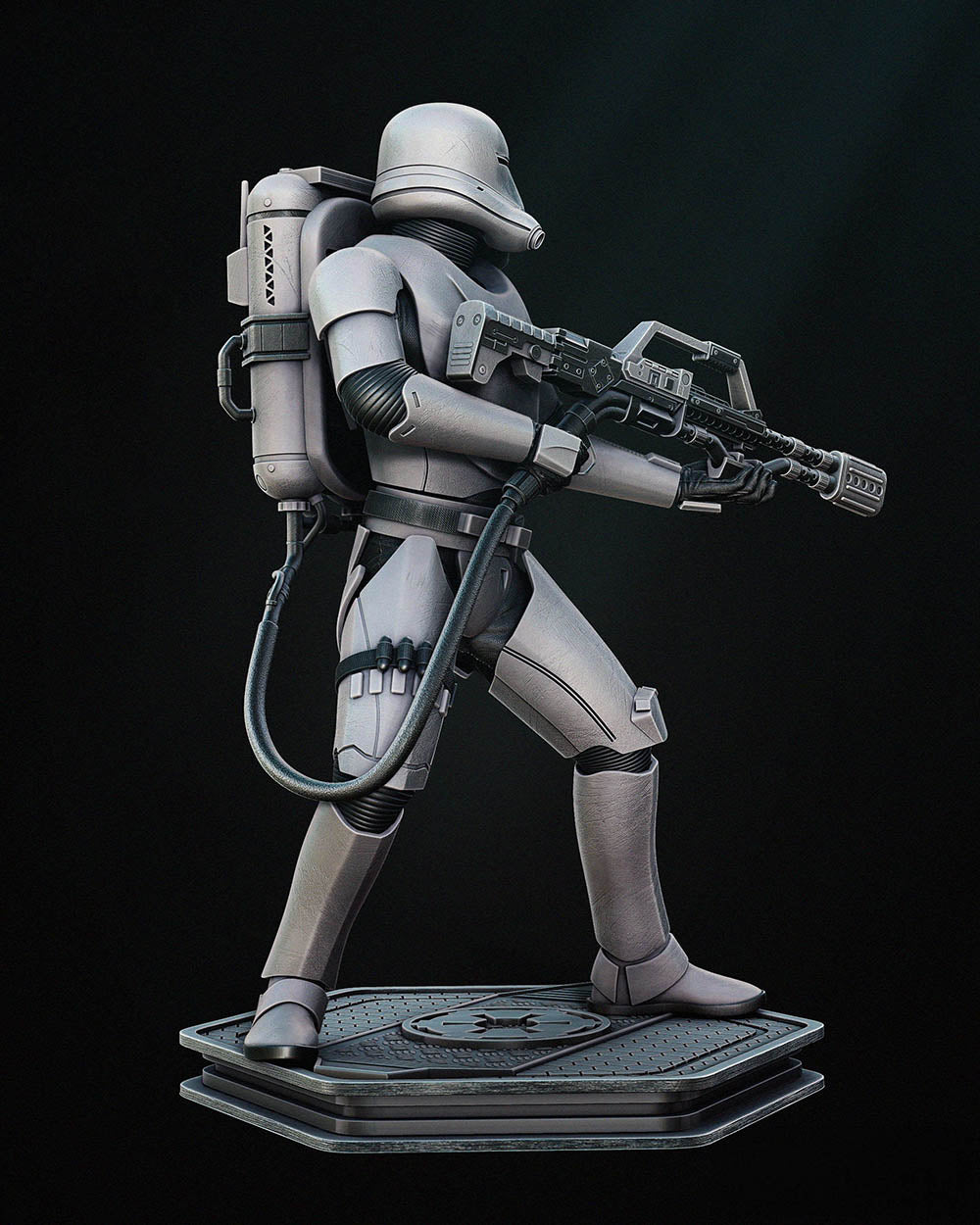 Flame Trooper - Sculpture