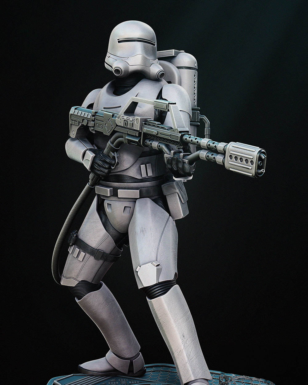 Flame Trooper - Sculpture