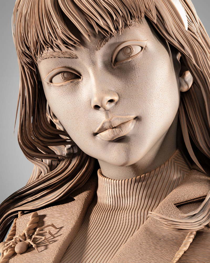 Gwen Stacy - Portrait Bust