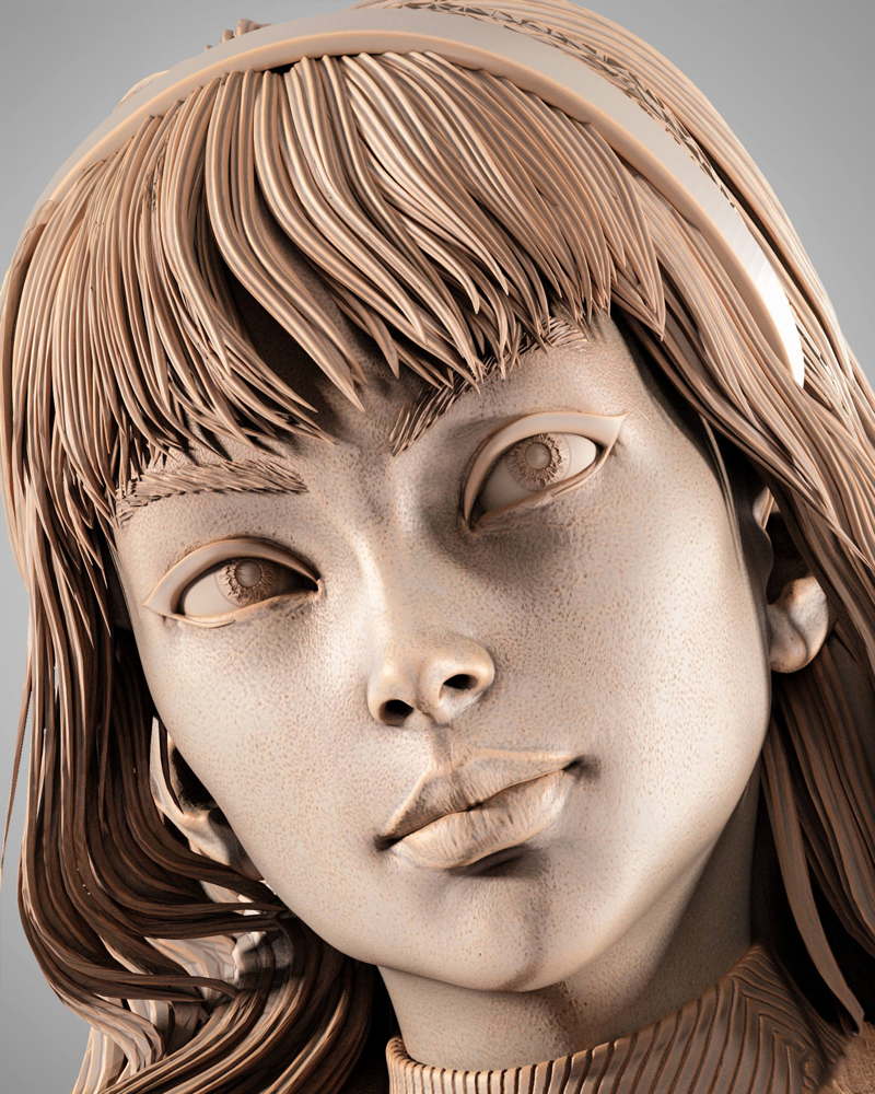 Gwen Stacy - Portrait Bust