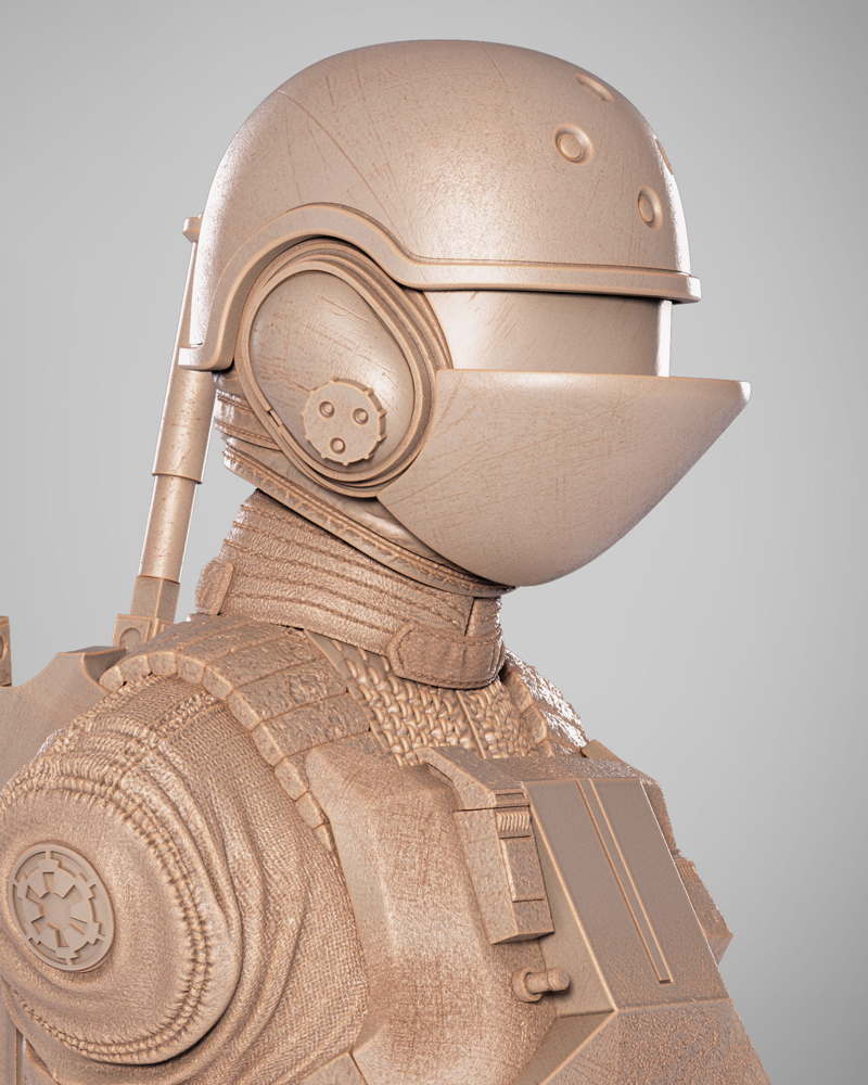 Jyn Erso – Portrait Bust