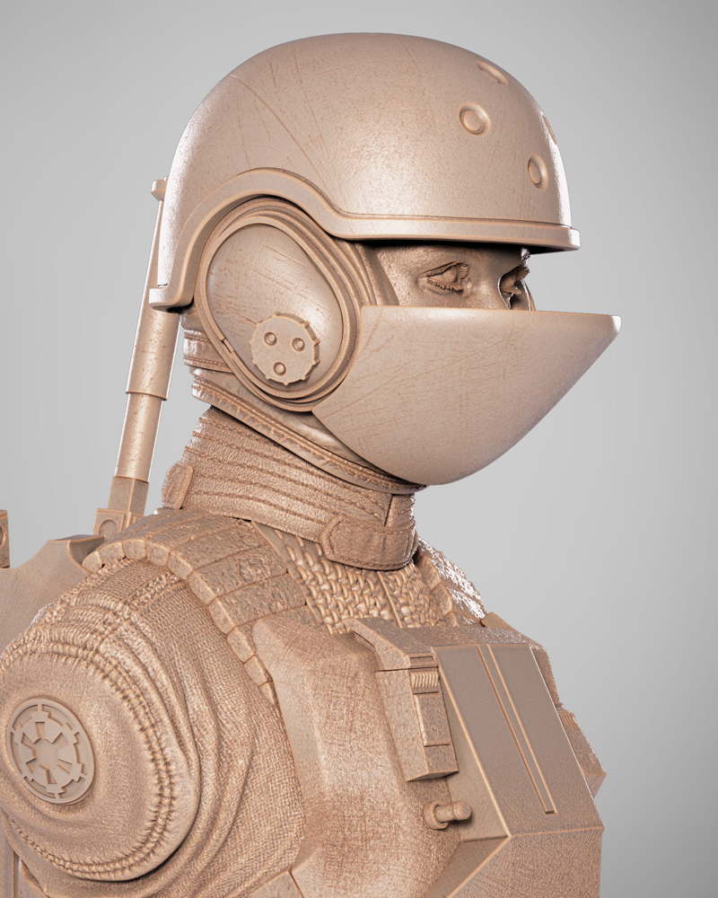 Jyn Erso – Portrait Bust