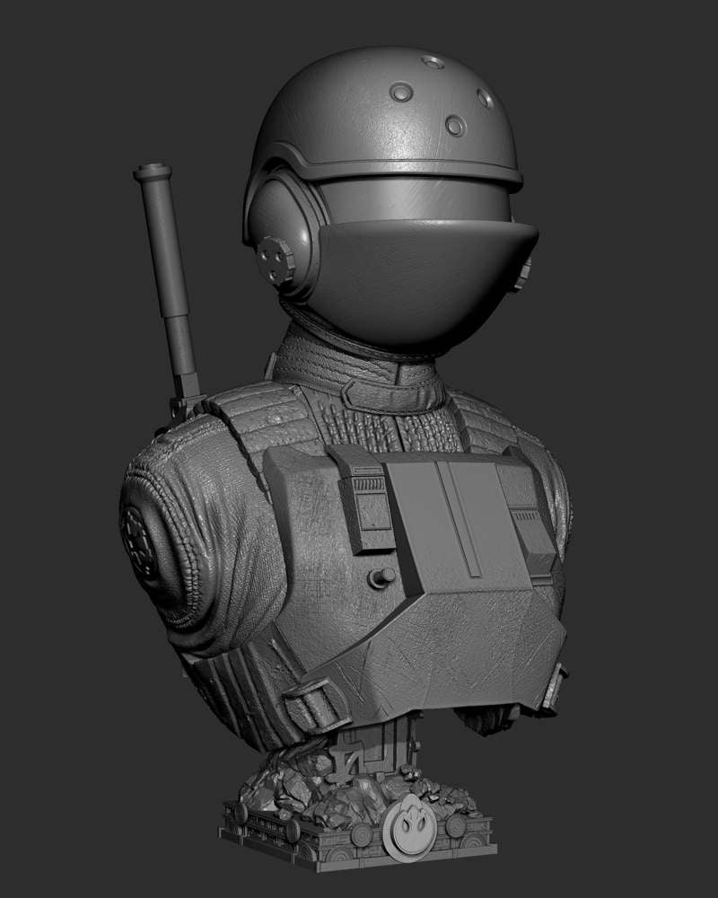 Jyn Erso – Portrait Bust