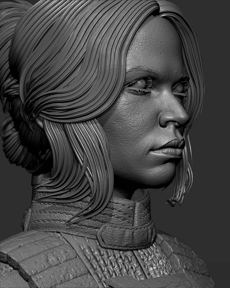 Jyn Erso – Portrait Bust