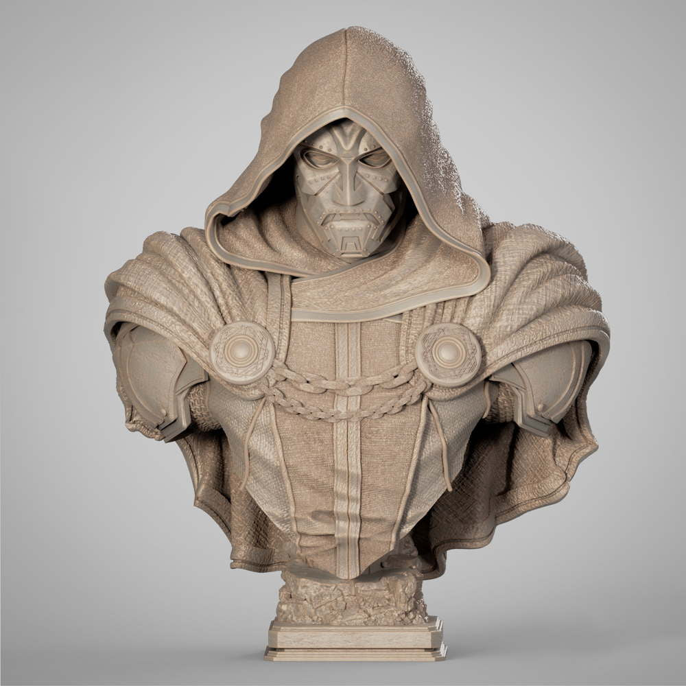 Dr.Doom Horse – Portrait Bust
