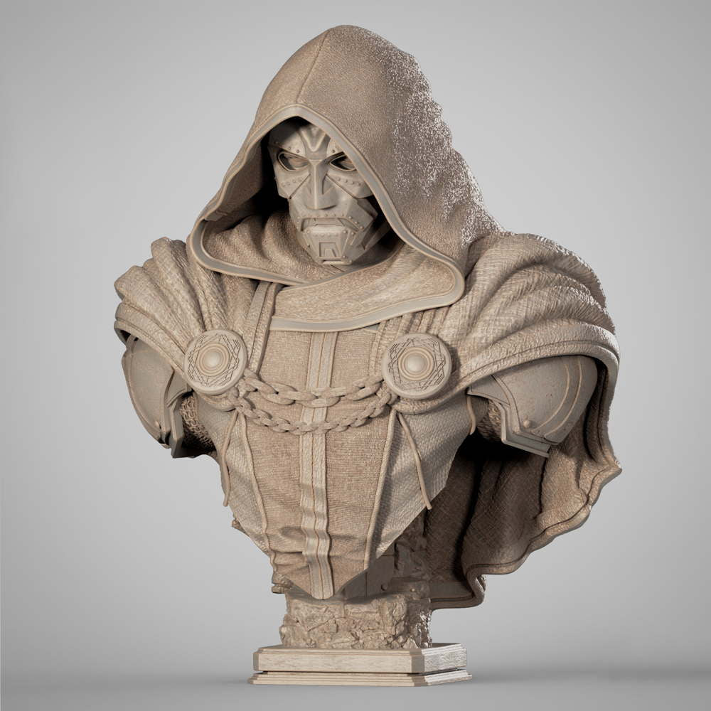 Dr.Doom Horse – Portrait Bust