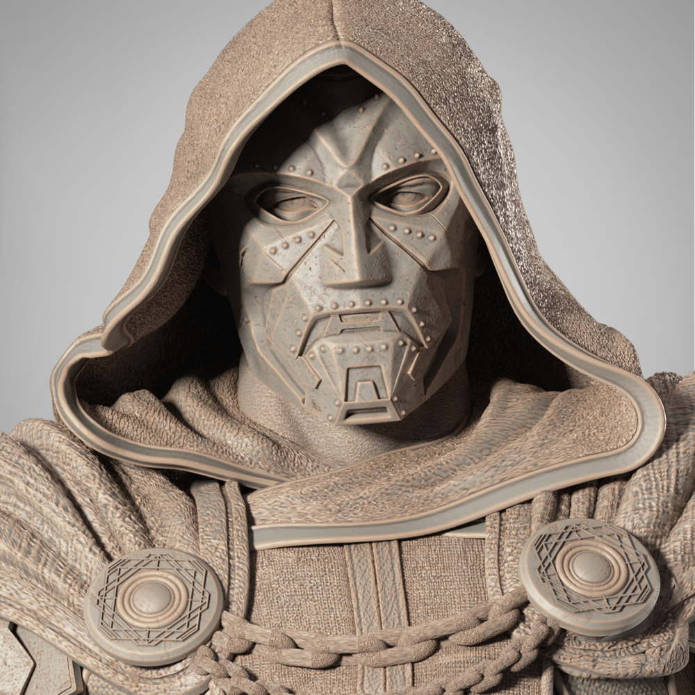 Dr.Doom Horse – Portrait Bust