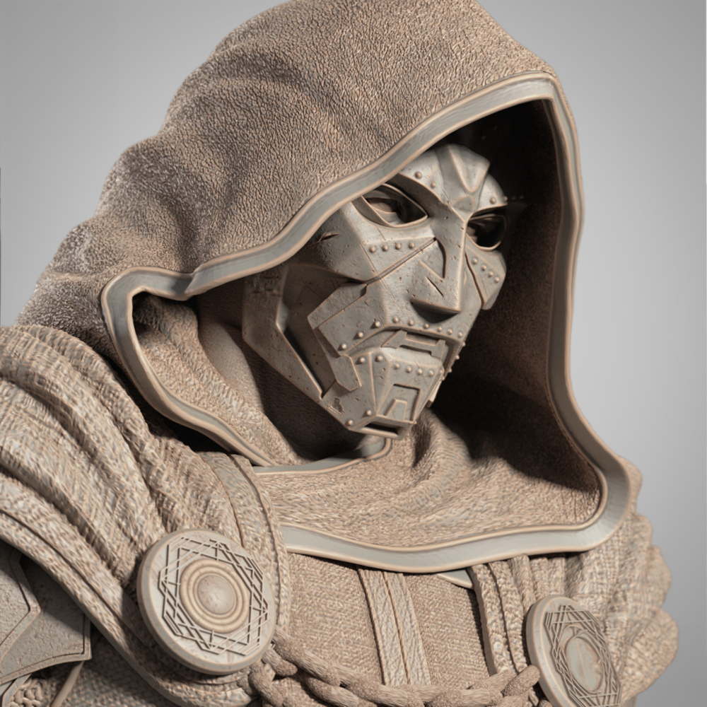Dr.Doom Horse – Portrait Bust