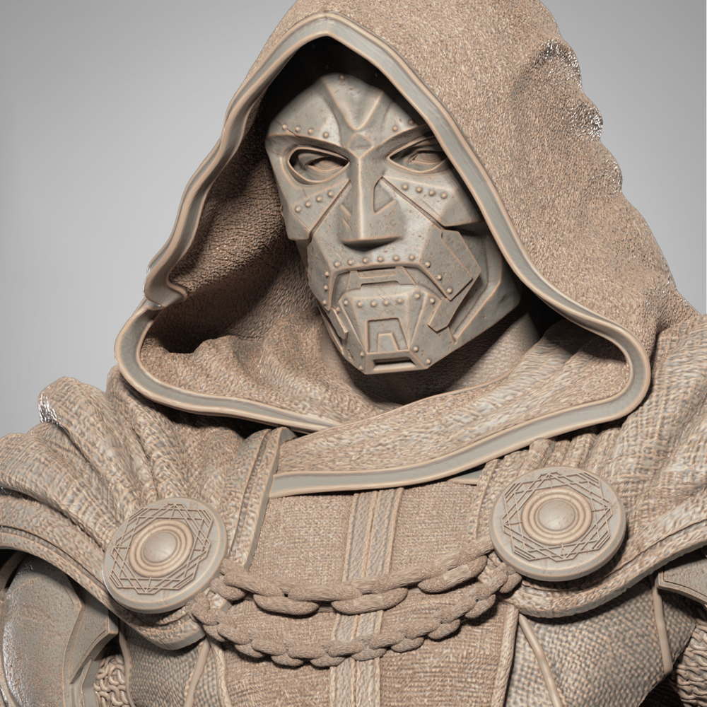 Dr.Doom Horse – Portrait Bust