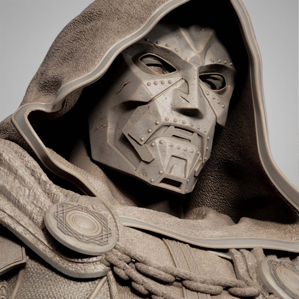 Dr.Doom Horse – Portrait Bust