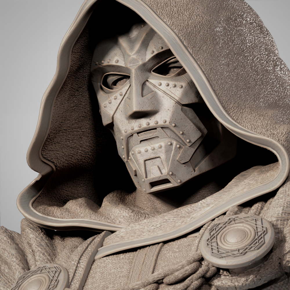 Dr.Doom Horse – Portrait Bust