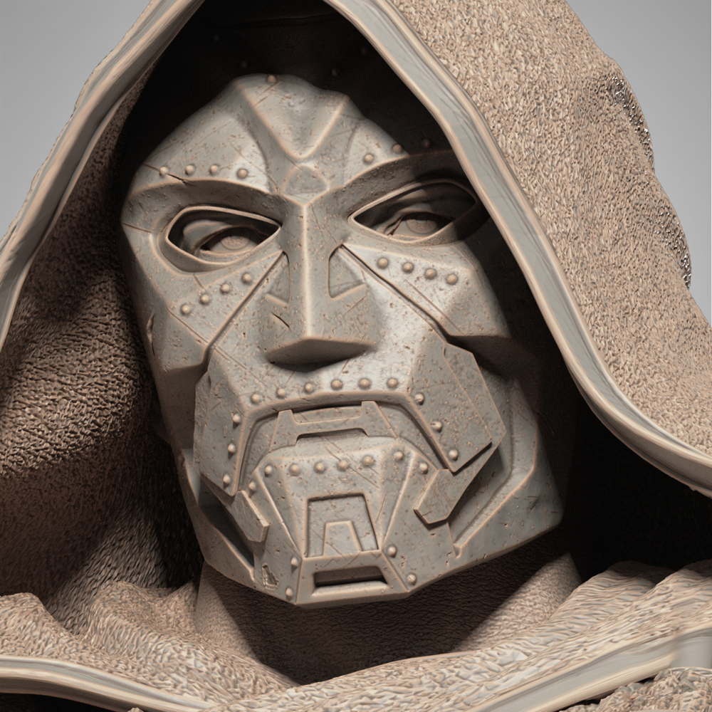 Dr.Doom Horse – Portrait Bust