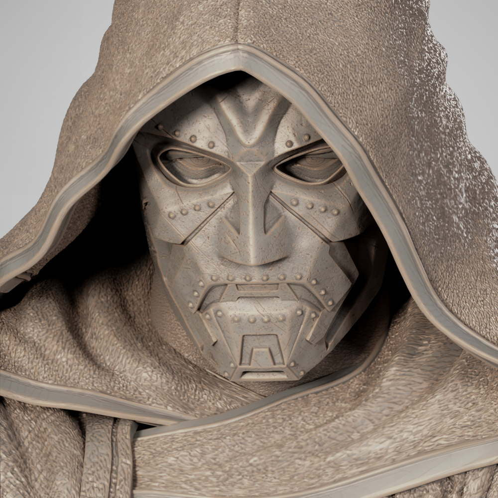 Dr.Doom Horse – Portrait Bust