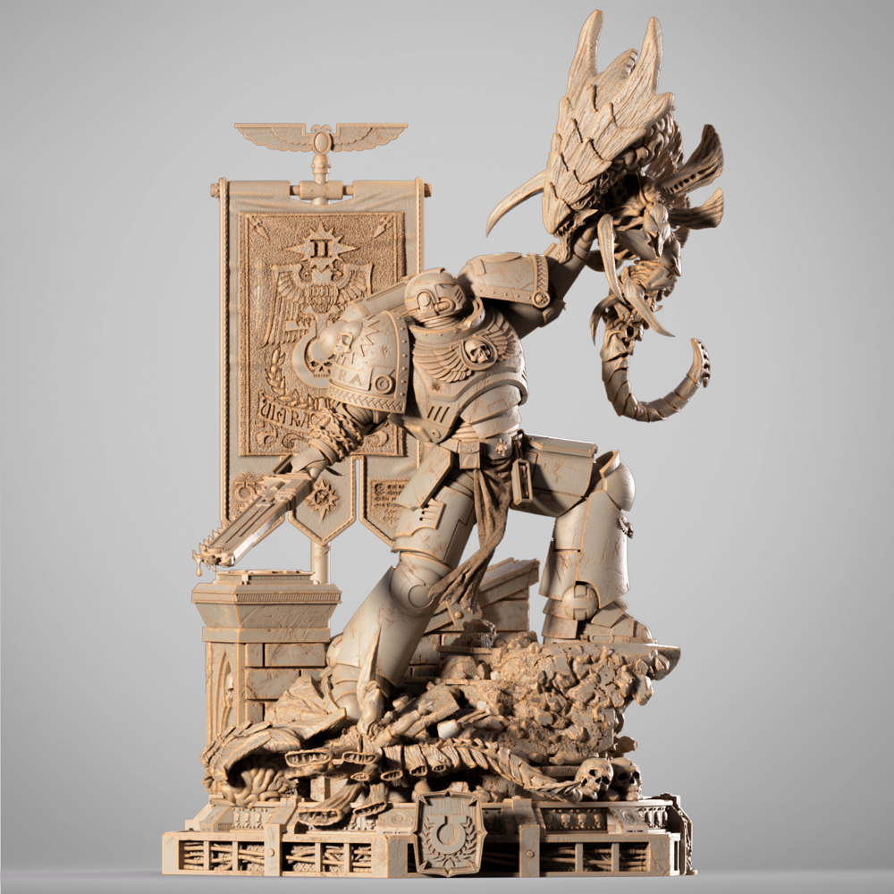Titus Warmhammer - Sculpture