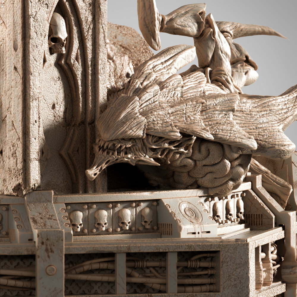 Titus Warmhammer - Sculpture
