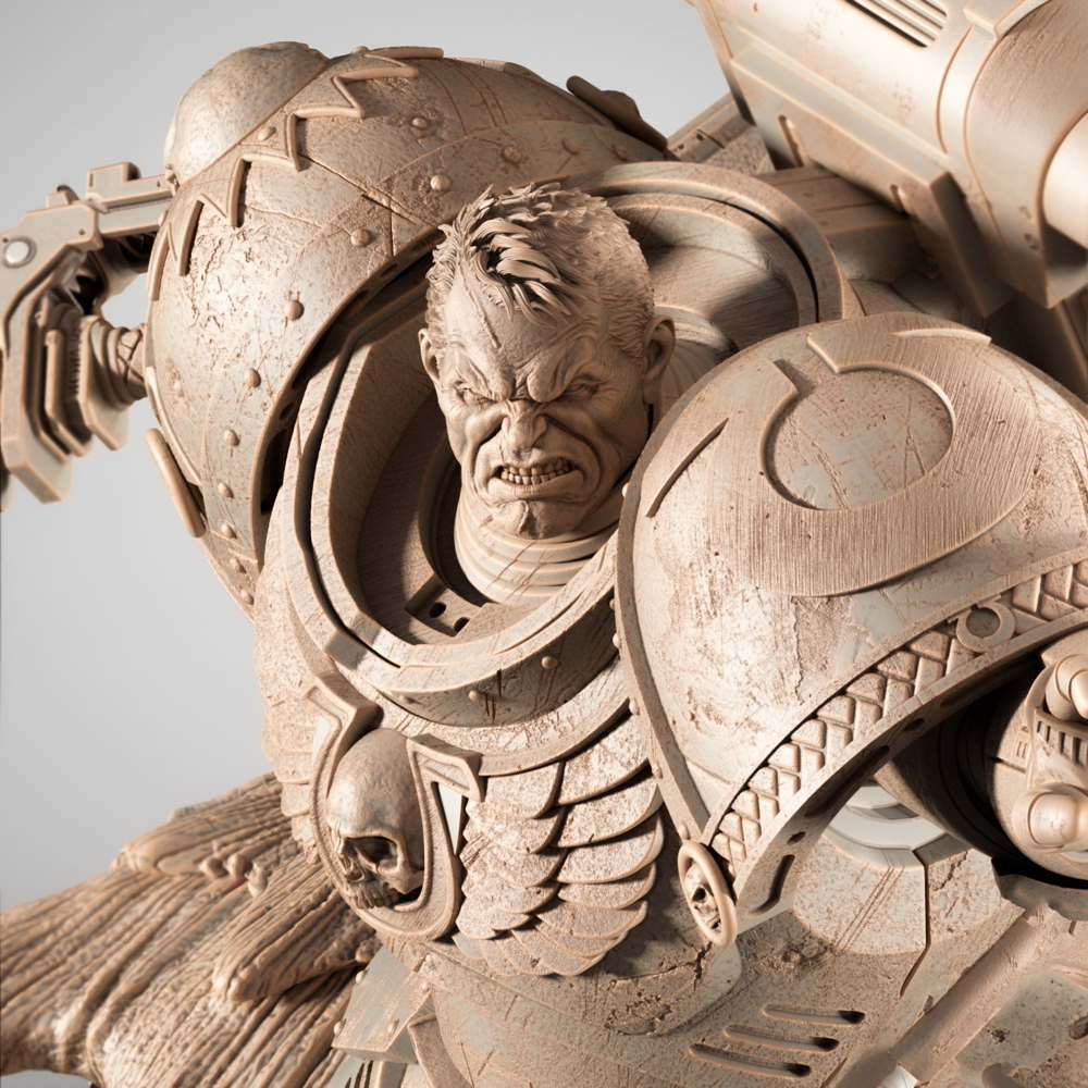 Titus Warmhammer - Sculpture