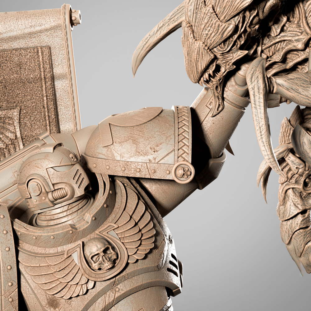 Titus Warmhammer - Sculpture