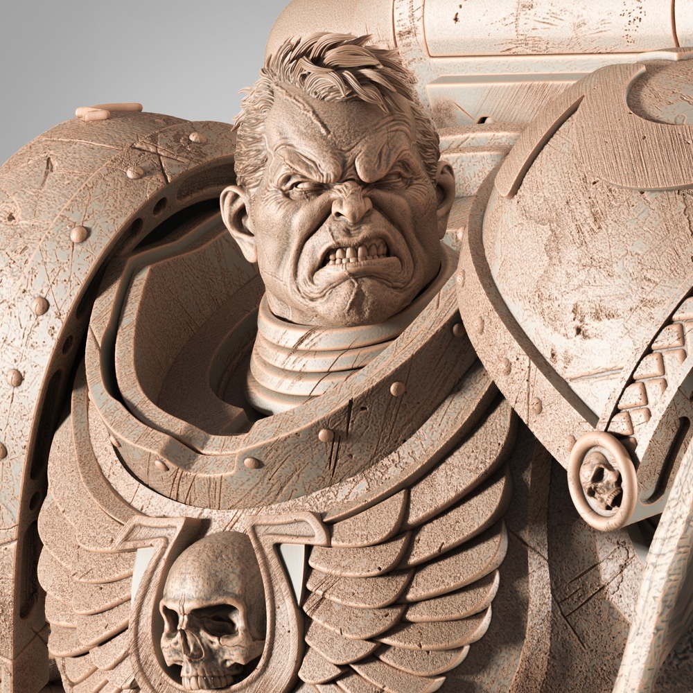 Titus Warmhammer - Sculpture