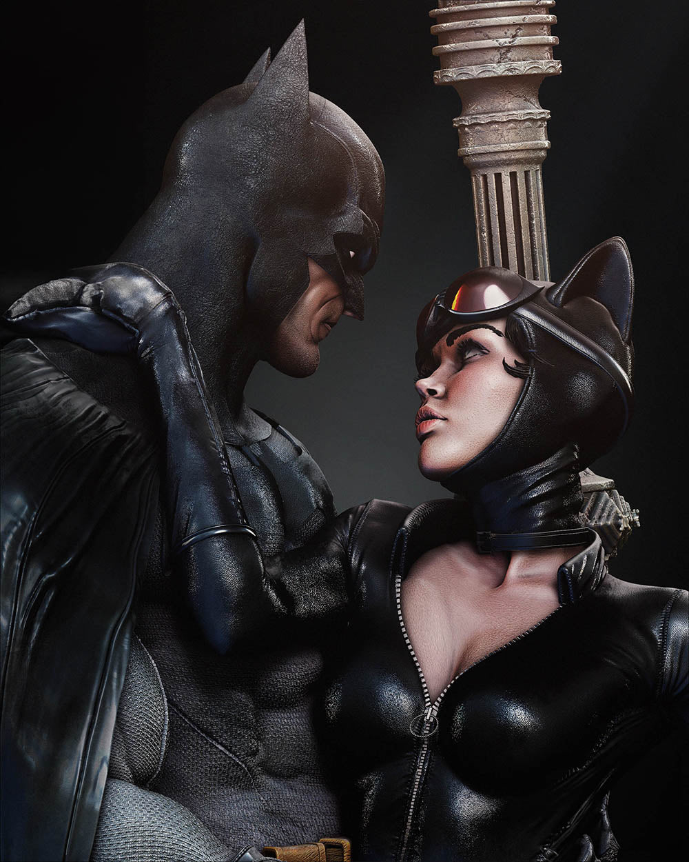 Batman and Catwoman - Diorama