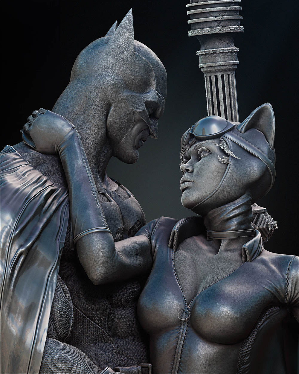 Batman and Catwoman - Diorama