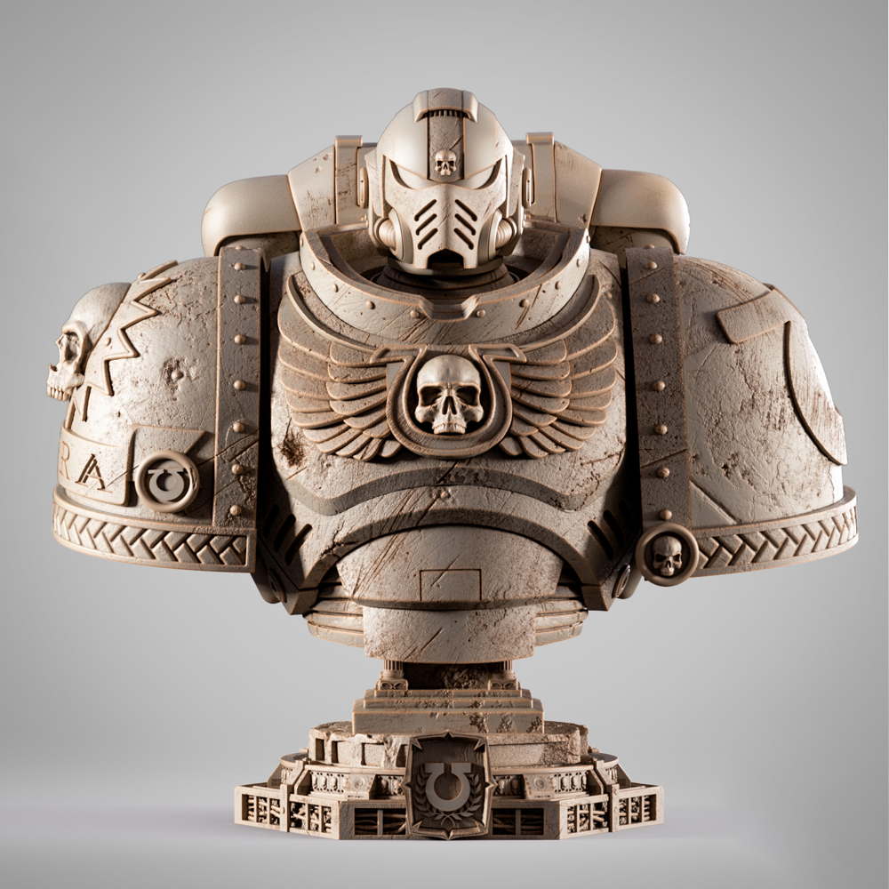 Titus Warmhammer - Portrait Bust