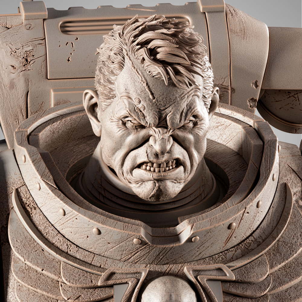 Titus Warmhammer - Portrait Bust