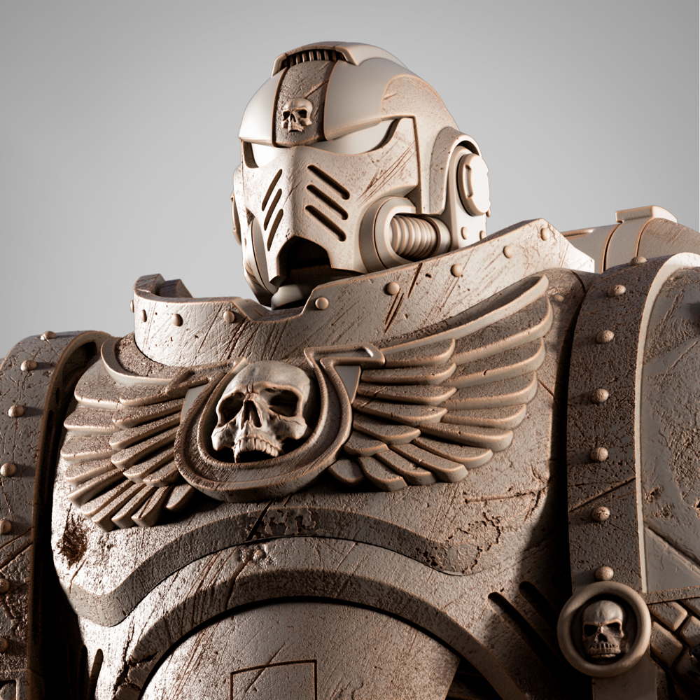 Titus Warmhammer - Portrait Bust