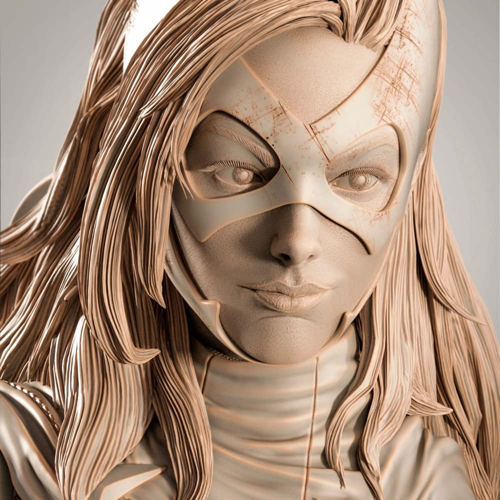 The Huntress - Portrait Bust