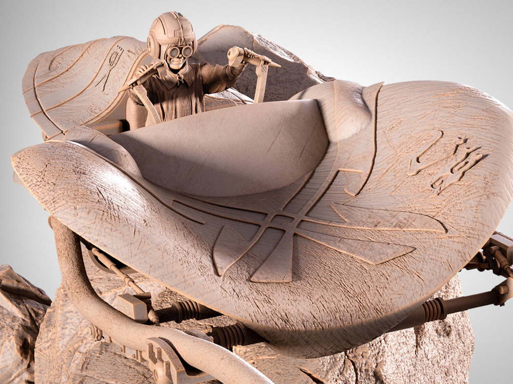 Anakin Race Pod - Sculpture