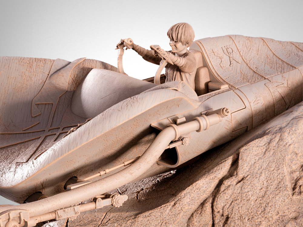 Anakin Race Pod - Sculpture