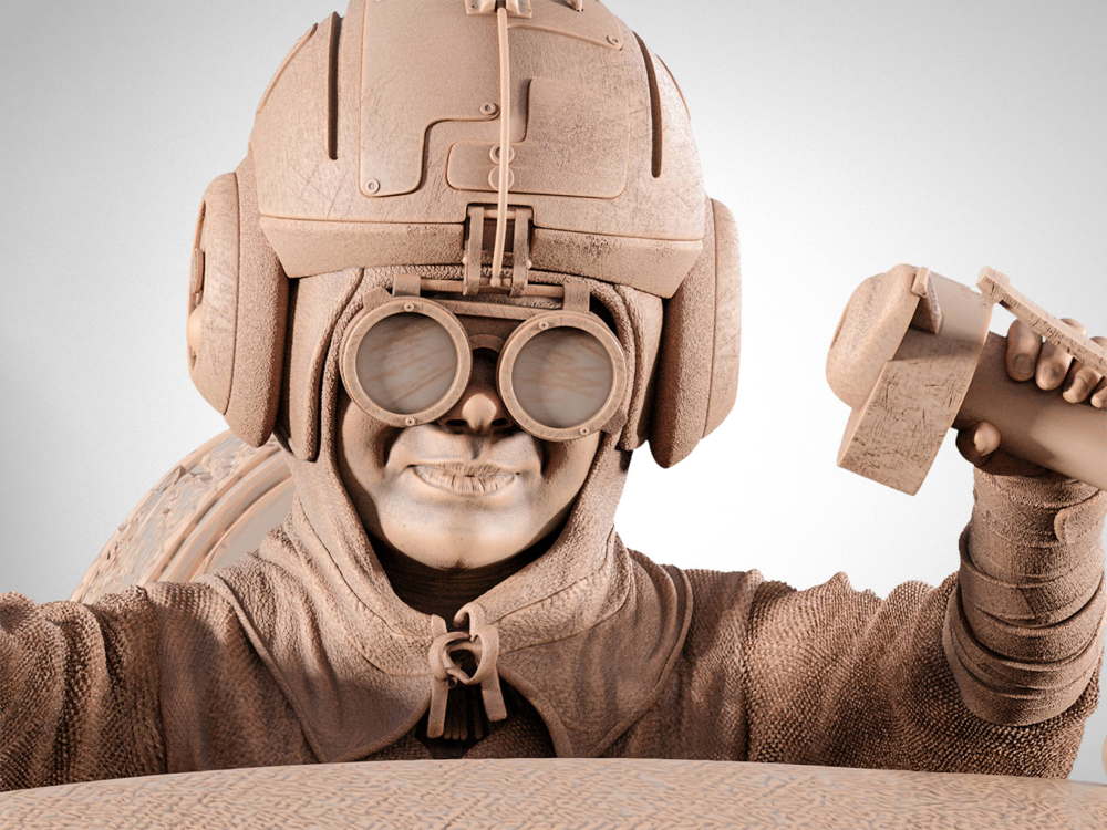 Anakin Race Pod - Sculpture