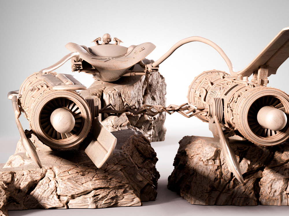 Anakin Race Pod - Sculpture